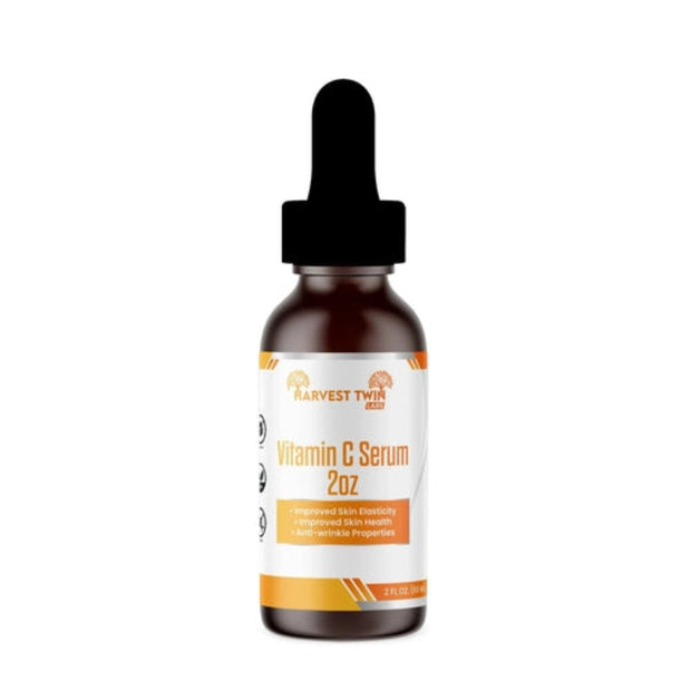 Harvest Twin Labs Vitamin C Serum 2oz – Skin Elasticity & Anti-Wrinkle Support