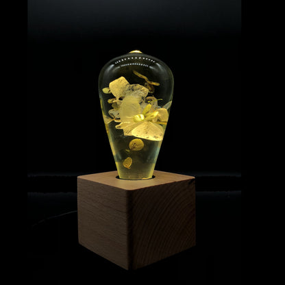 Hydrangea Flower Resin Lamp