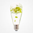 Lampe en résine en forme de fleur d'hortensia 