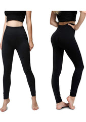 Women‚Äôs Fleece Leggings High Waist Stretchy Warm Leggings One Size