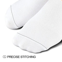 Chaussettes invisibles Comfort Rich pour hommes - Coton noir et blanc, taille 10-13