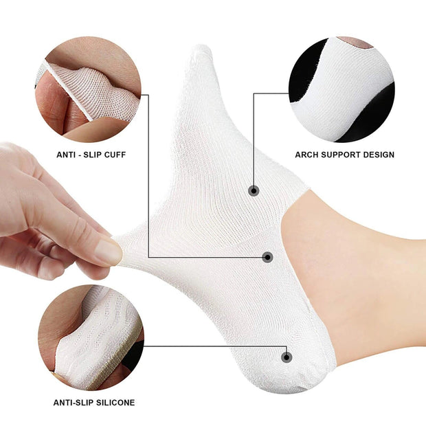 Cotton No Show Socks for Men