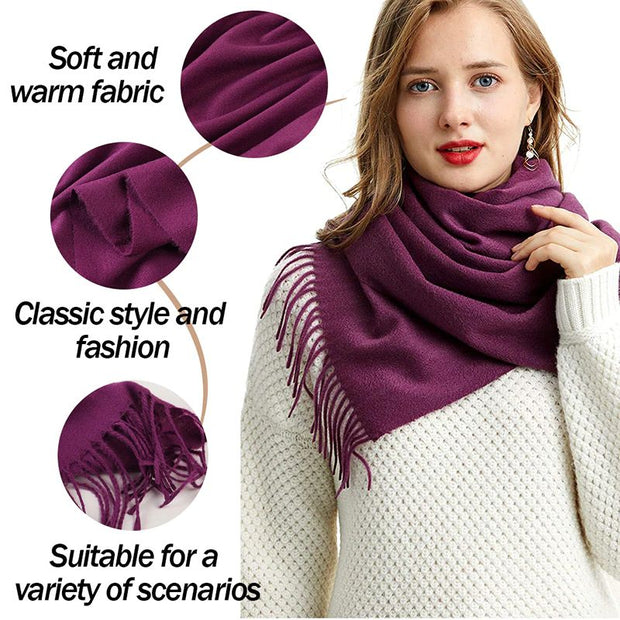 Écharpes en laine et cachemire pashmina doux