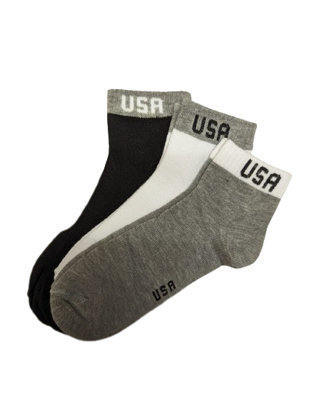 Unisex Cotton-Blend Low Cut Socks for Men/Women 9-11.