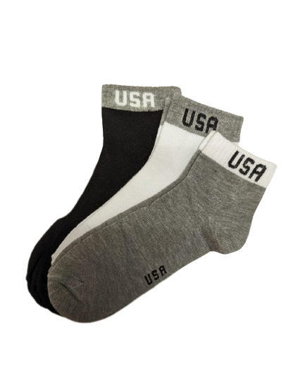 Unisex Cotton-Blend Low Cut Socks for Men/Women 9-11.