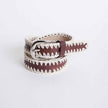 Vegan Leather Crochet Belt – Camel – Sustainable Fashion Accessory