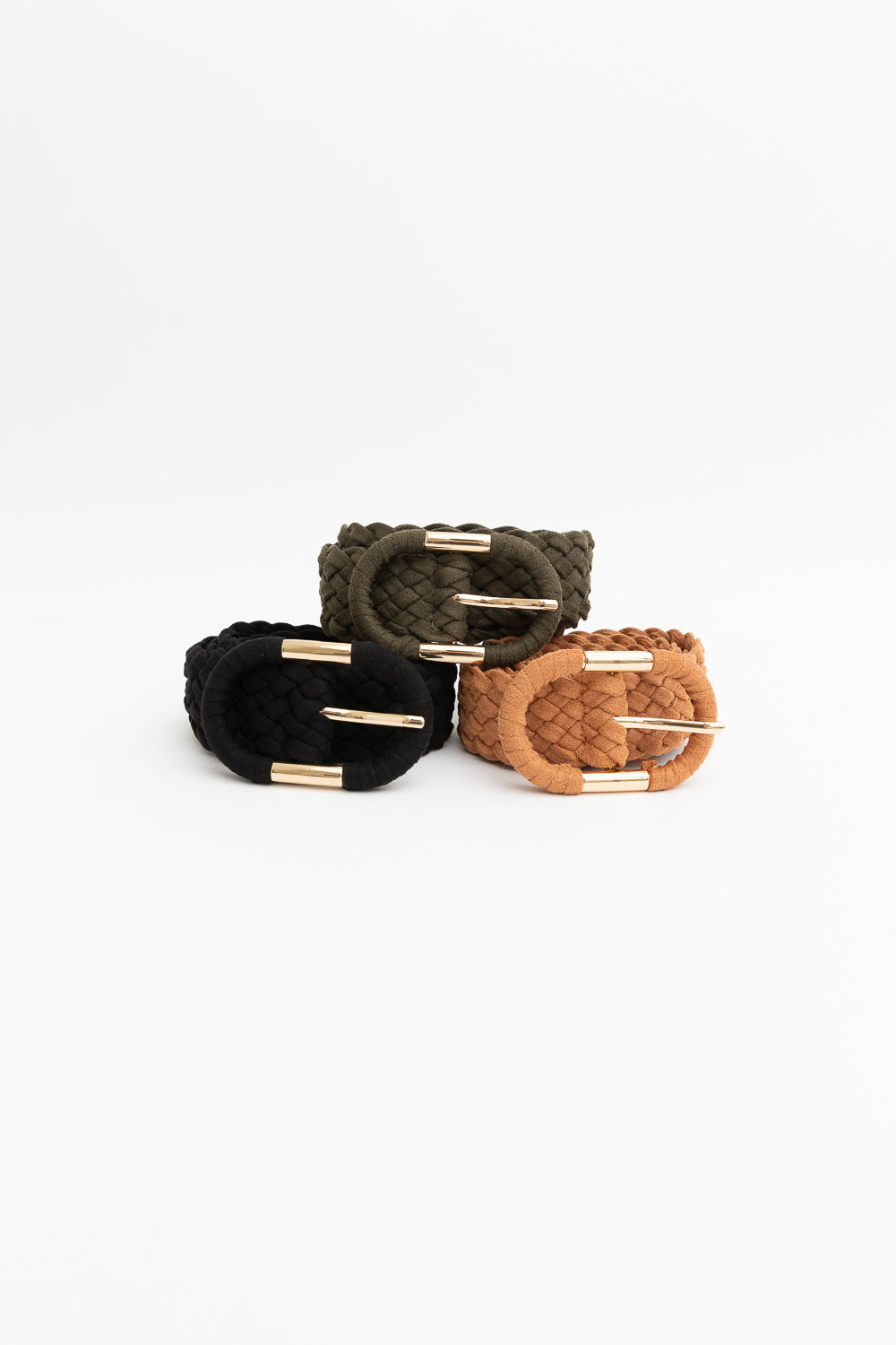 Braided Suede Belt