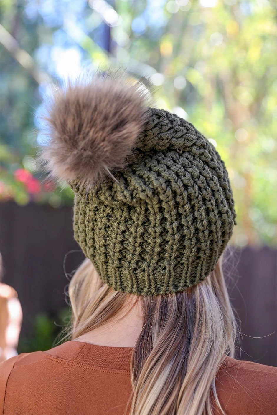 Textured Pom Beanies