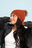 Textured Pom Beanies