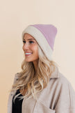Two-Tone Knit Beanie
