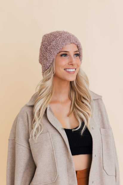 Gorros peludos.