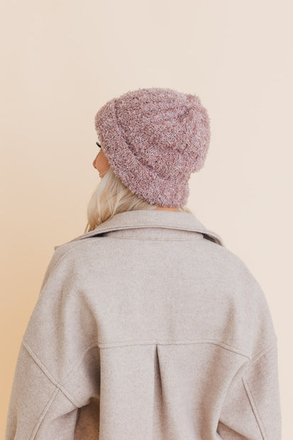 Fuzzy Chenille Beanie