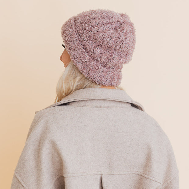 Fuzzy Chenille Beanie