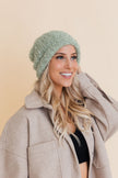 Fuzzy Chenille Beanie