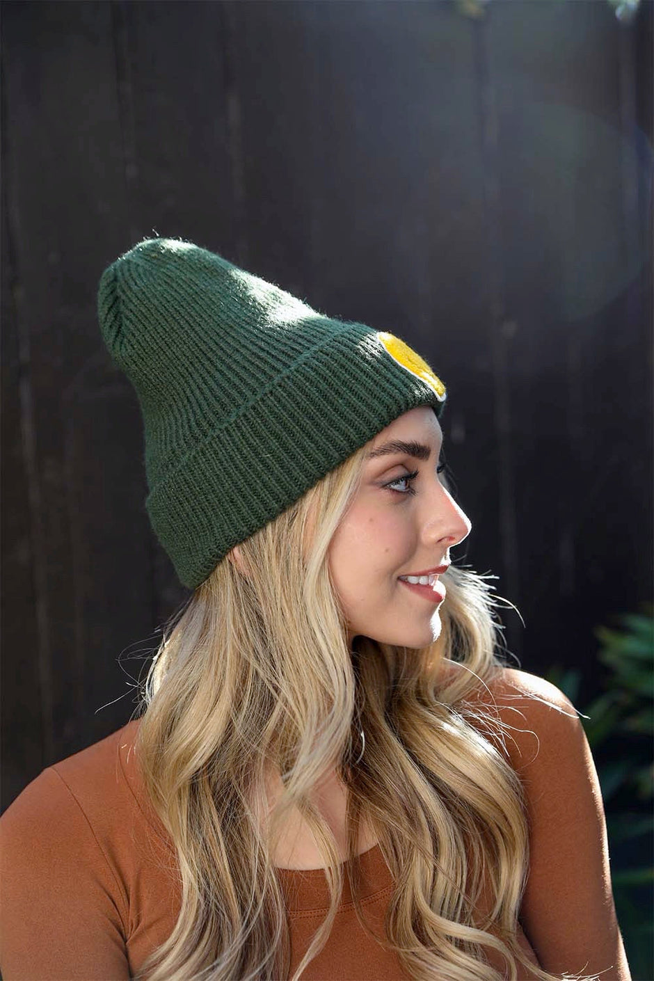 Gorro acanalado Smiley 
