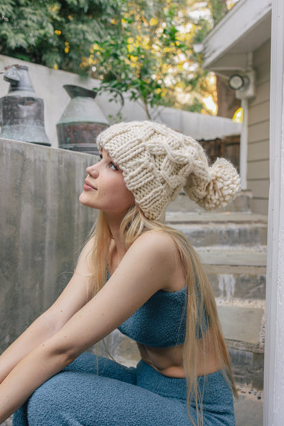 Chunky Pom Beanie