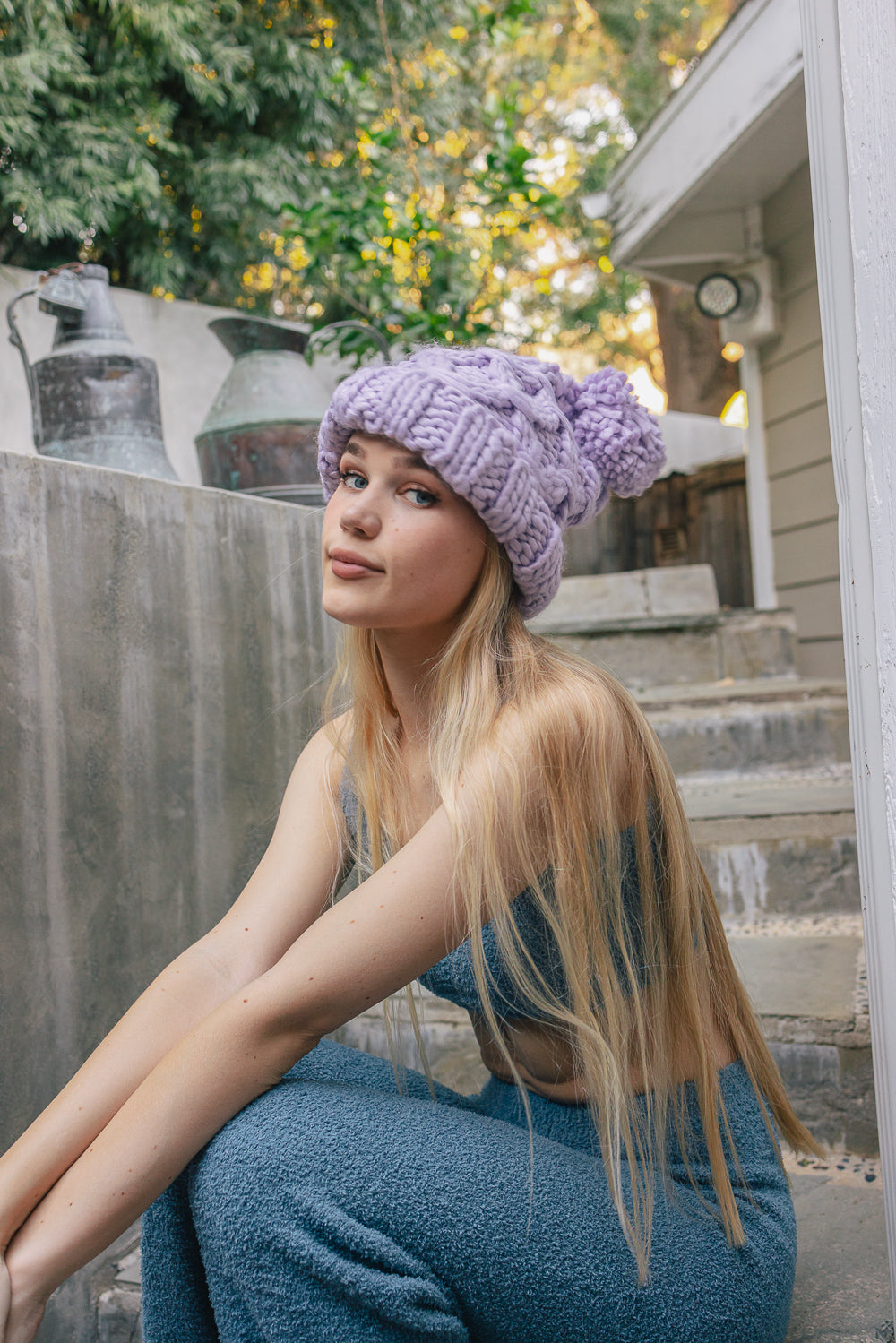 Chunky Pom Beanie