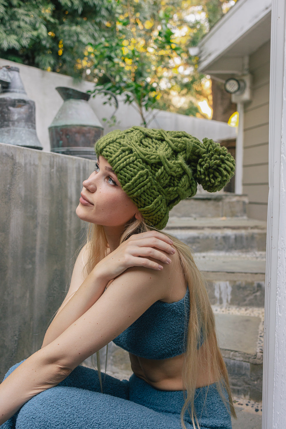 Chunky Pom Beanie