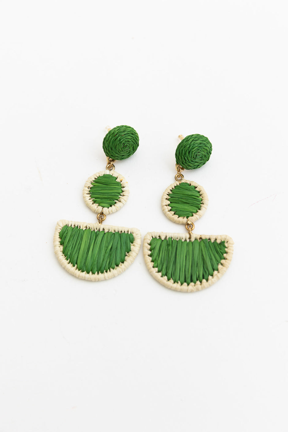 Rattan Woven Earrings