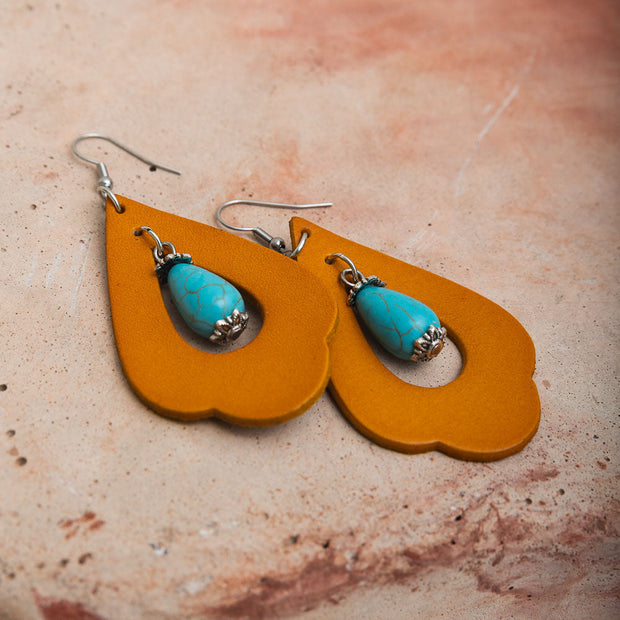 Turquoise Stone Earrings