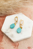 Turquoise Chain Earrings