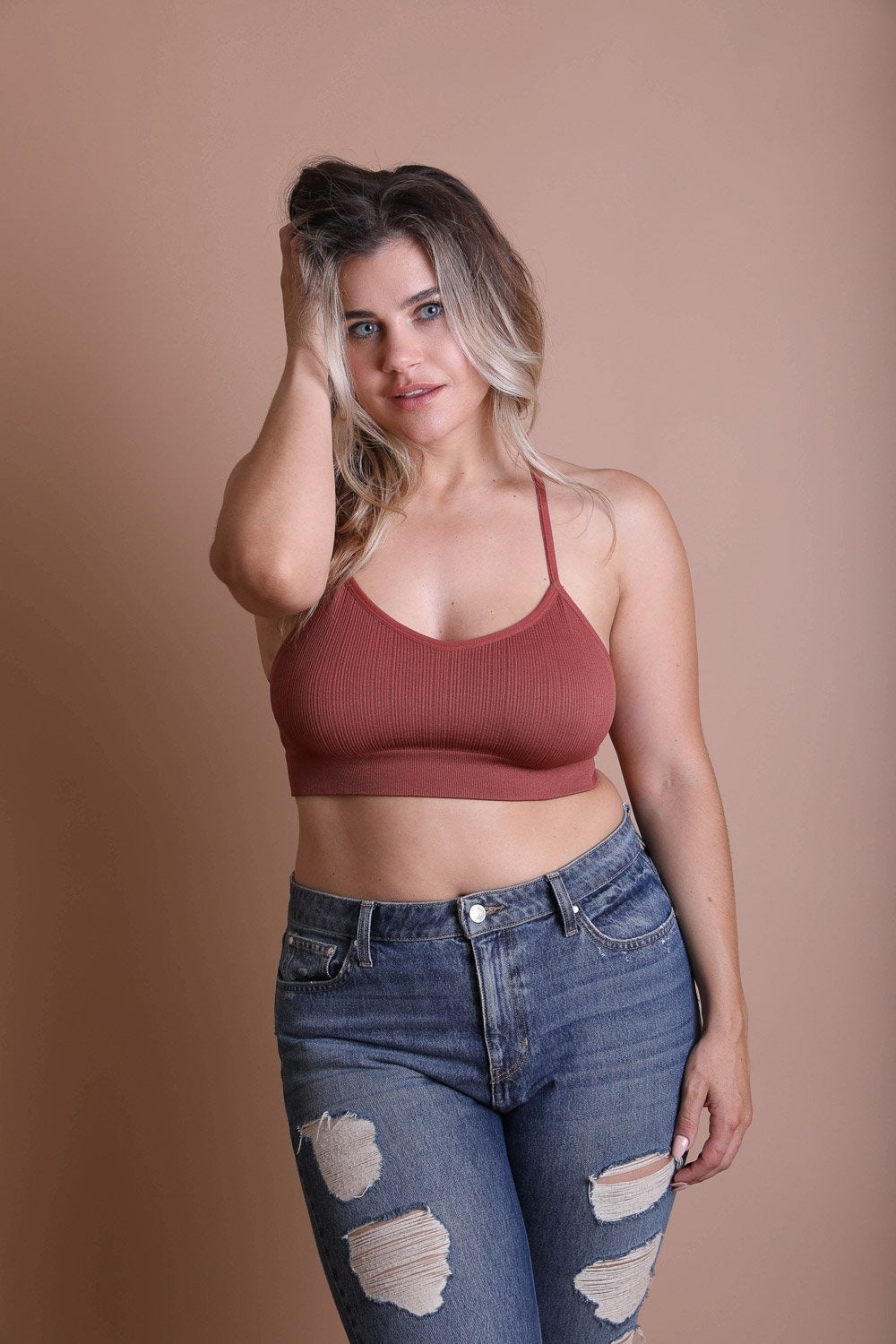 Tattoo Back Mesh Bralettes