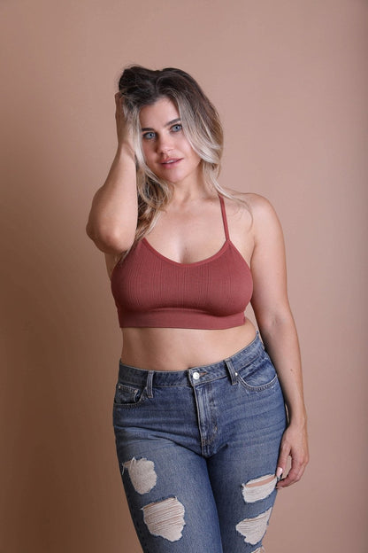 Tattoo Back Mesh Bralettes