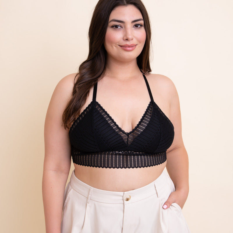 Mustard Knit Halter Bralette Top for Women