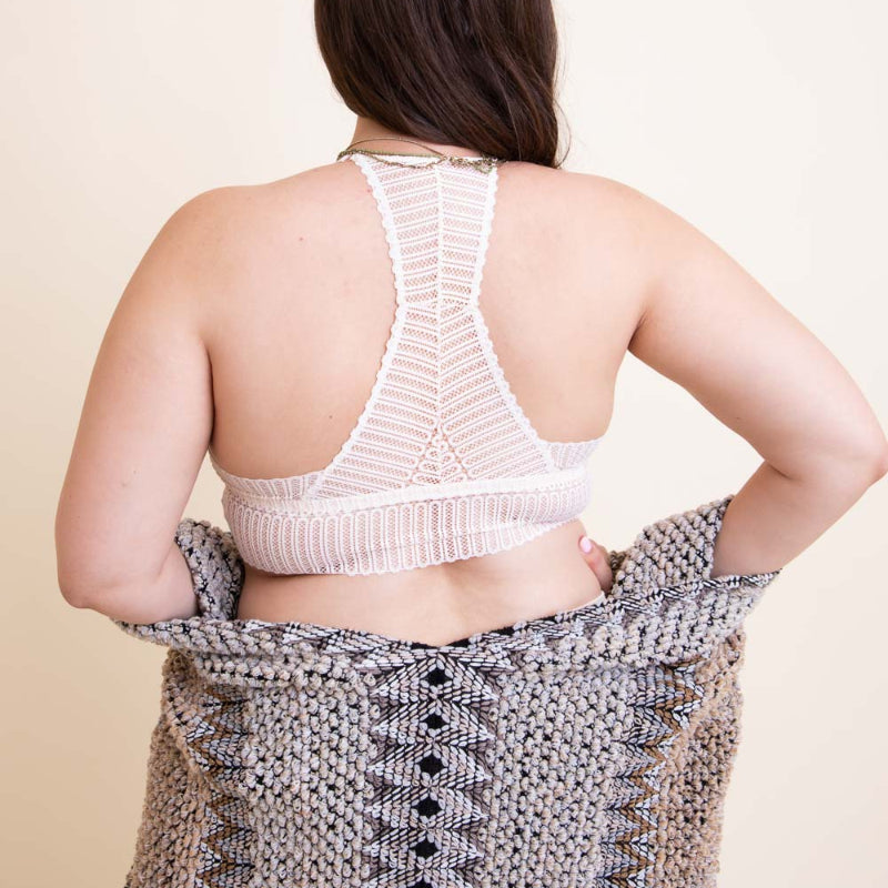 Mustard Knit Halter Bralette Top for Women