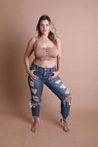 Eye Lace Applique Bralette
