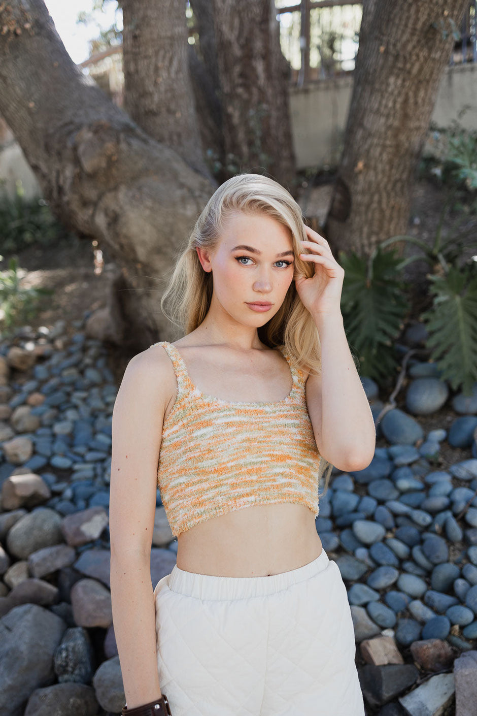 Soft Bouclé Texture Bralette