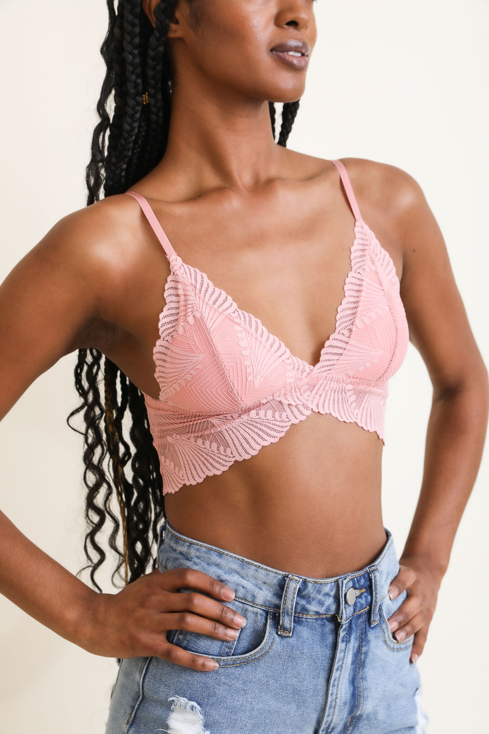 Delicate Lace Bra Style