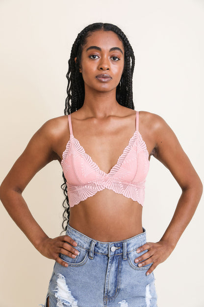 Delicate Lace Bra Style