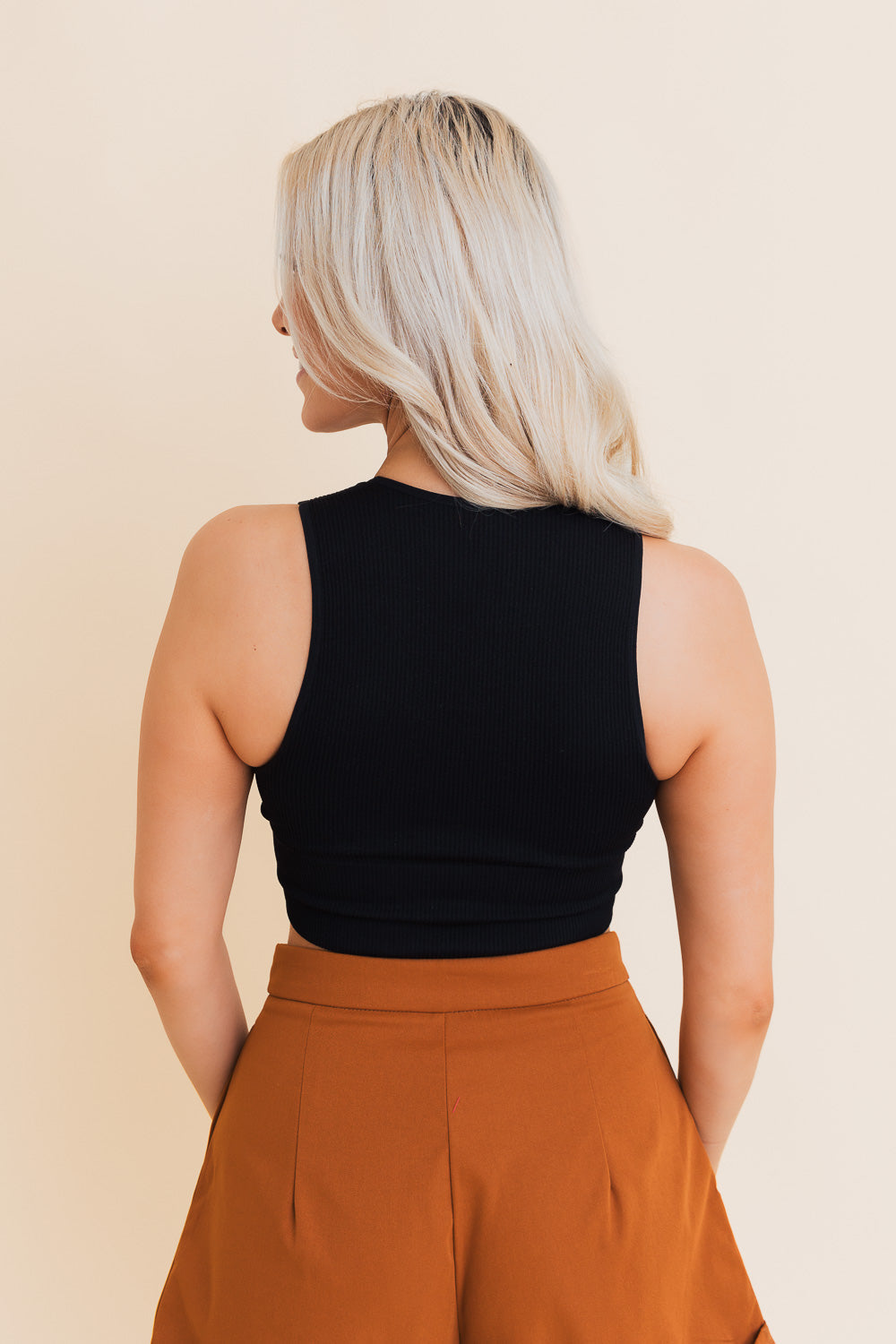 Eco Harmony Ribbed Crop