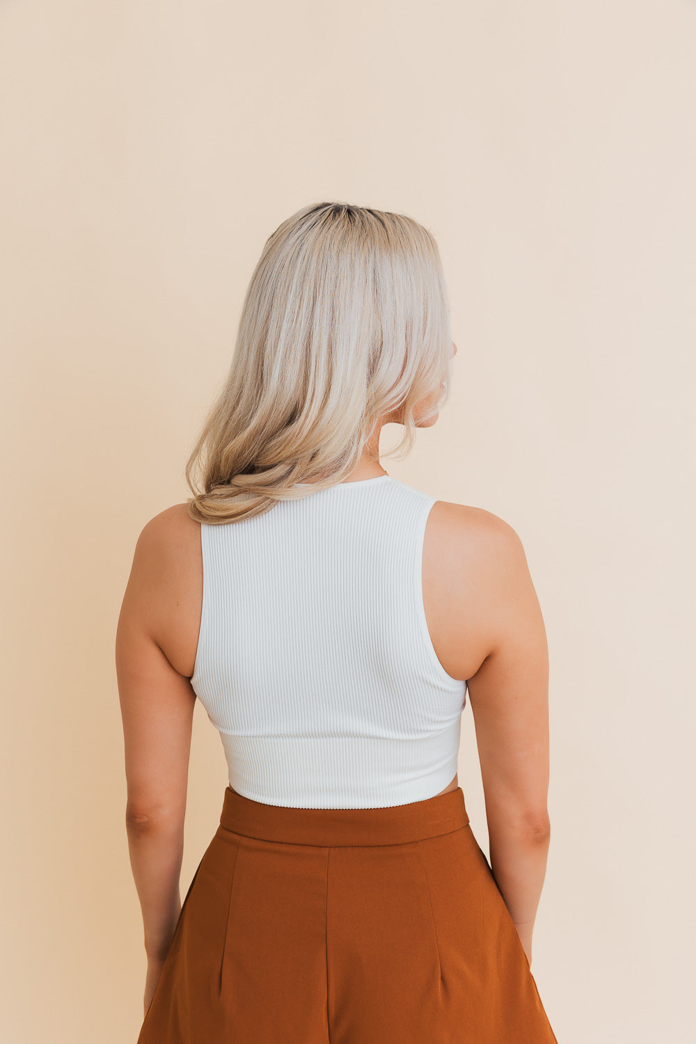 Eco Harmony Ribbed Crop