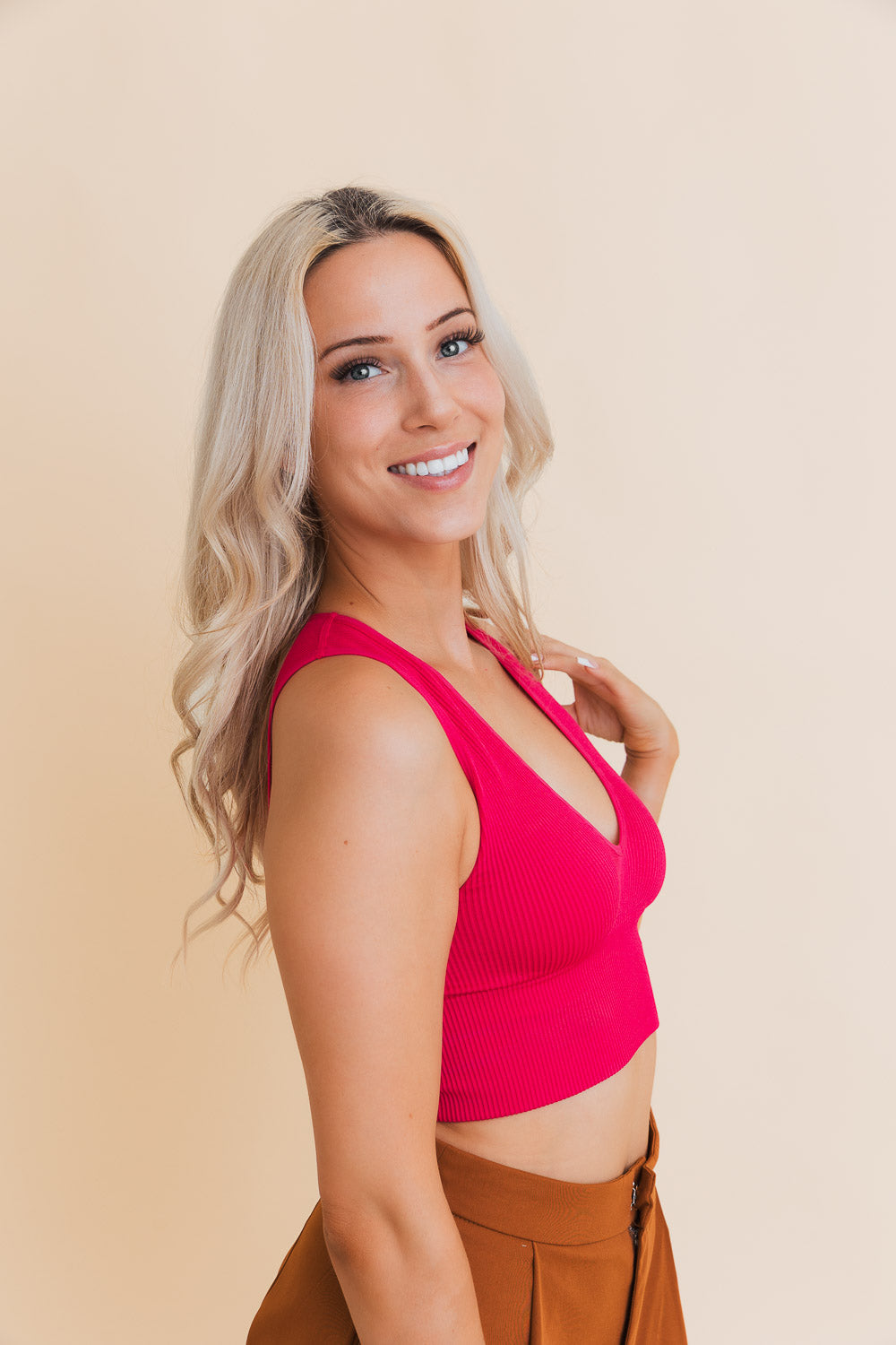 Eco Harmony Ribbed Crop