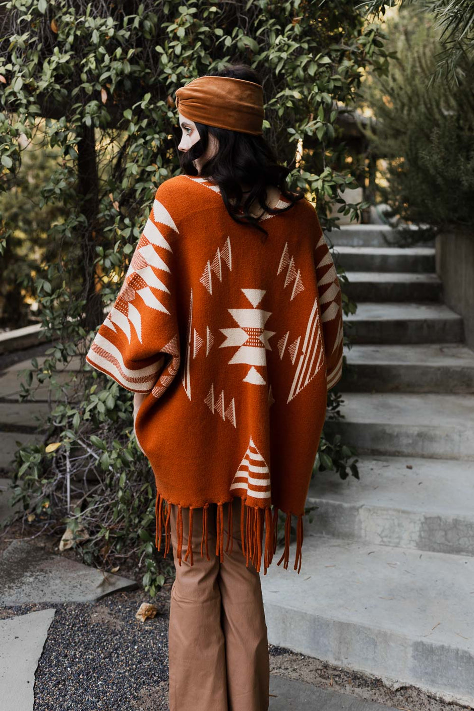 Aztec Fringed Ruana