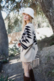 Aztec Fringed Ruana