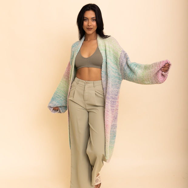 Cardigans longs ombrés.