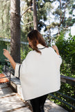 Ponchos de cuello alto con mangas.