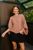 Urban Chic Ribbed Poncho