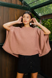 Urban Chic Ribbed Poncho
