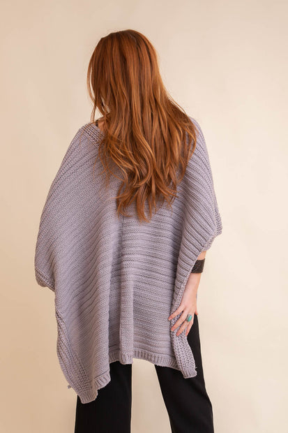 Ribbed Knit Ruana