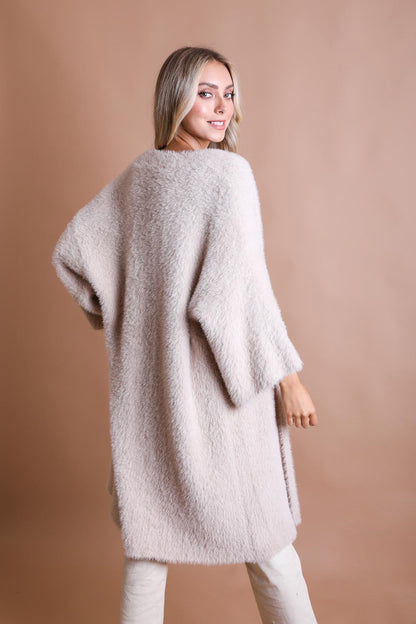 Cardigans en tricot mohair ultra doux.