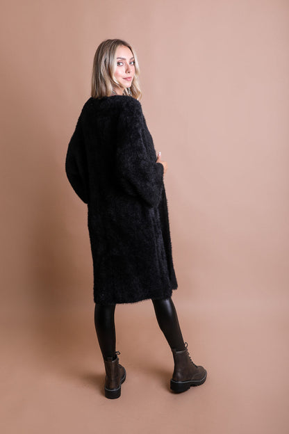 Cardigans en tricot mohair ultra doux.