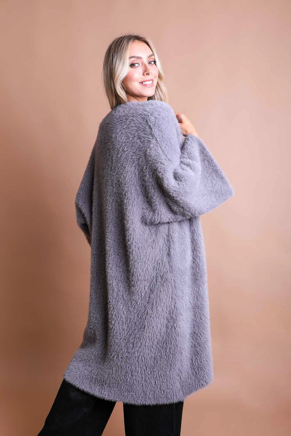 Cardigans en tricot mohair ultra doux.