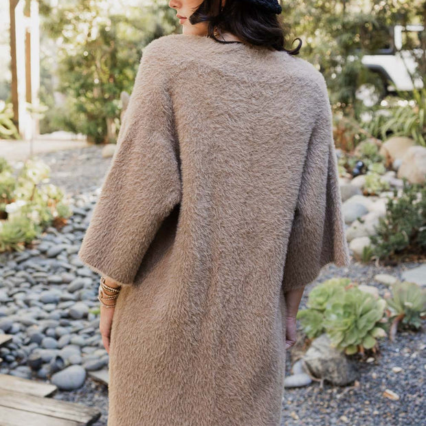 Ultra-Soft Mohair Knit Cardigan