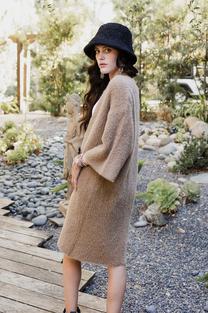 Cardigans en tricot mohair ultra doux.
