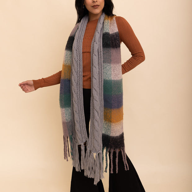 Tassel Knit Scarf