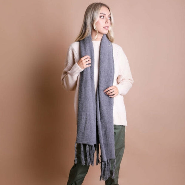 Boucle Tassel Scarf